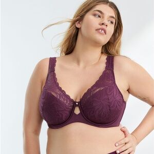 BARE NECESSITIES Bette Lace Contour Bra Size 46DD